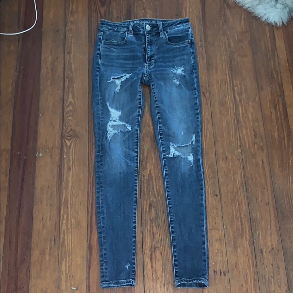 American Eagle ripped jeans